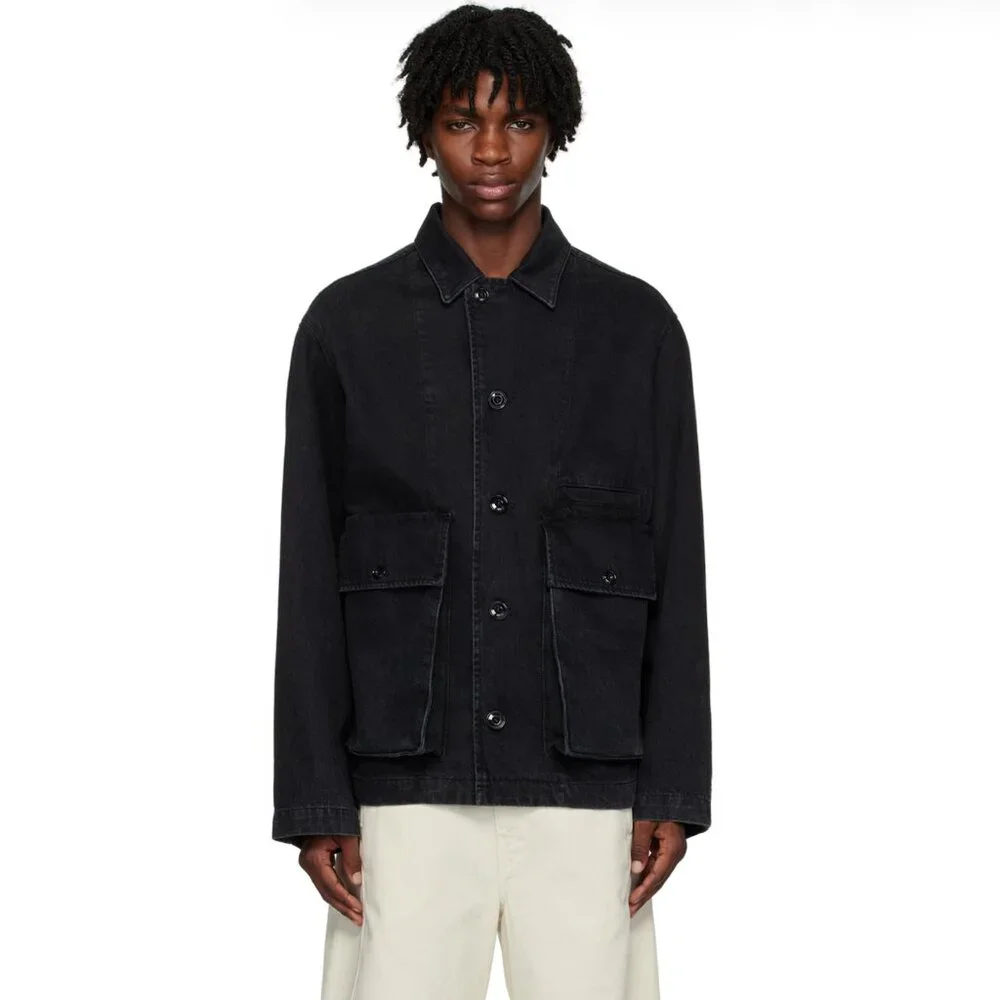 LEMAIRE, Black Boxy Denim Jacket [UNISEX] - Picture 4 of 9